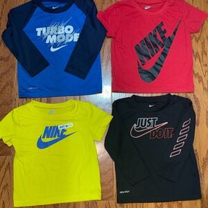 Nike Toddler Shirt Bundle 18M | Dri-Fit Tees & Long Sleeves |
